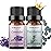 Sedbuwza Lavender Eucalyptus Essential Oil Set, Lavender Fragrance Oil Eucalyptus Scent Oil Set for Diffuser, Aromatherapy, Massage, Soap, Candle Making 2 x 10 ml