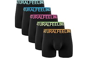 Mens Boxer Briefs Cotton Comfort Without Restriction