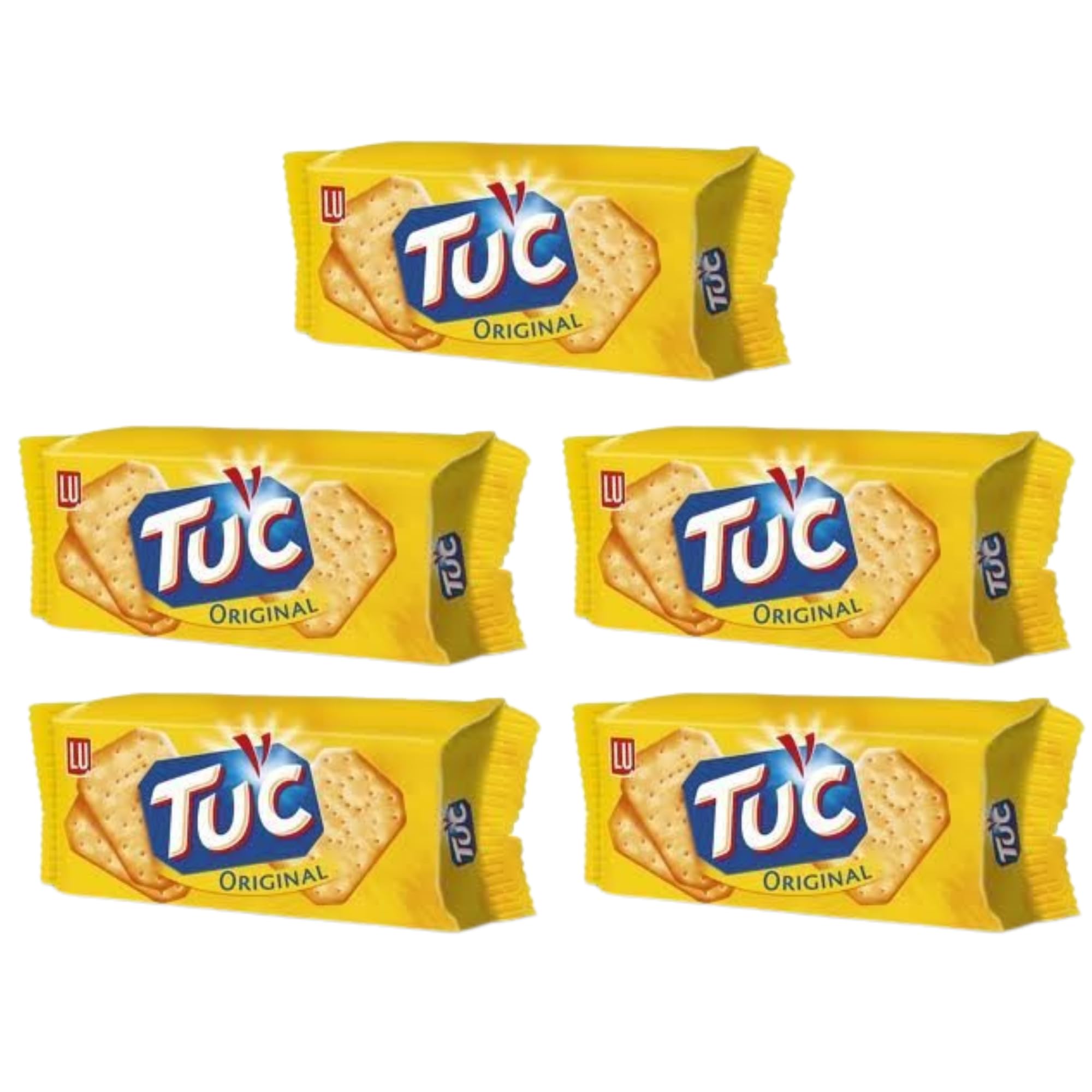 Tuc Snack Crackers - Flavour Original (100 gr) [PACK OF 5] by Jacobs
