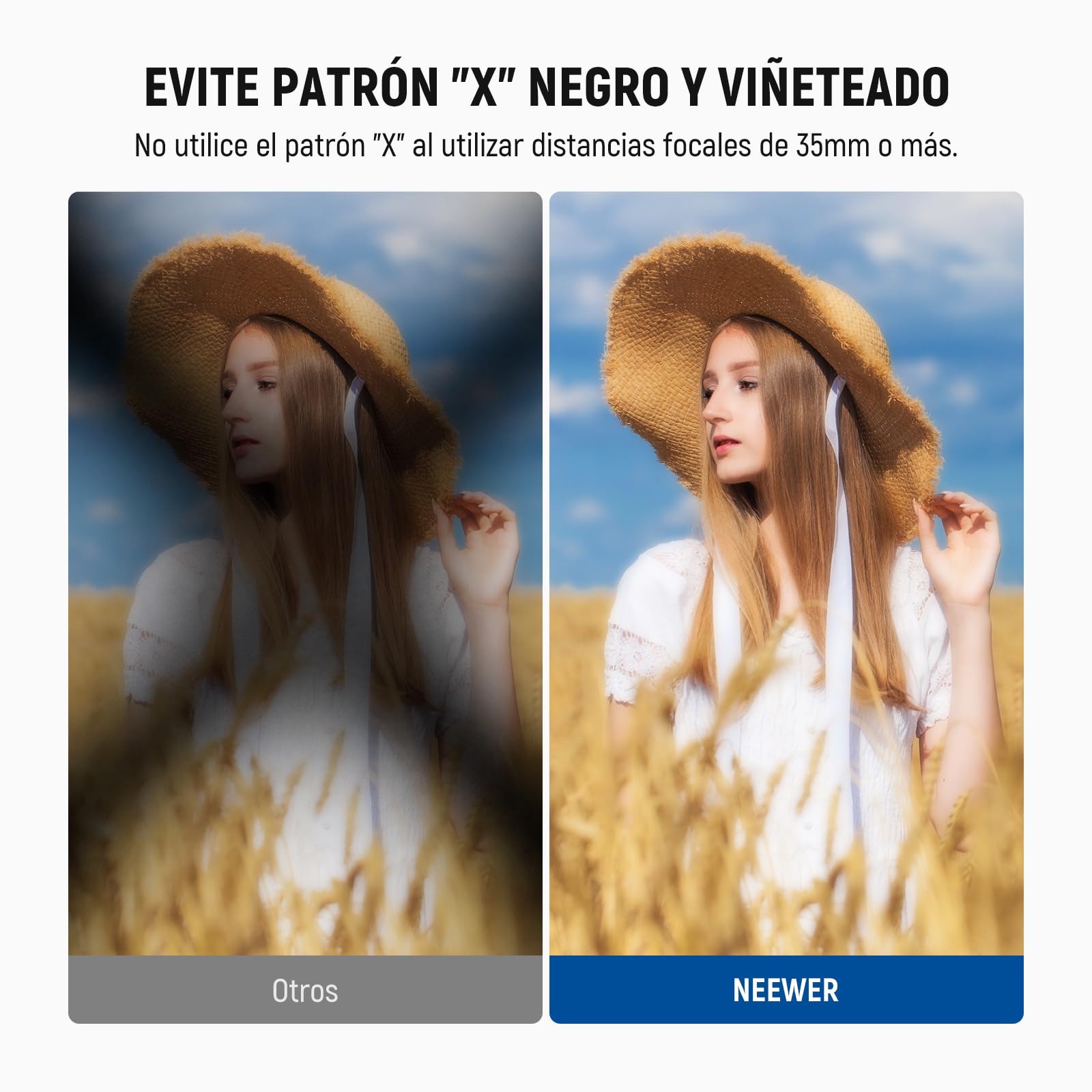 NEEWER 77mm 3 en 1 Filtro ND Variable + CPL + Black Diffusion 1/4, ND2-32 (1-5 Pasos), Objetivo Cámara Densidad Neutra Polarizador Circular Multicapa HD Cristal Óptico Efecto Filtro con Estuche