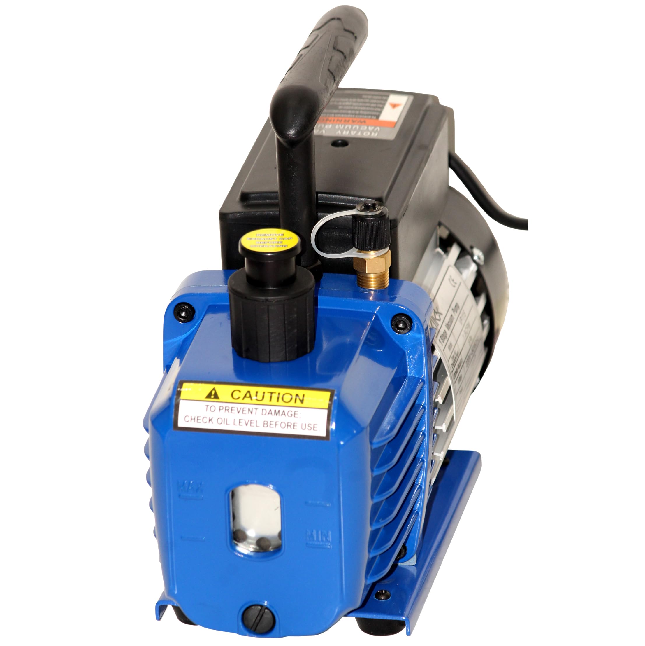 Digital Craft 1 Stage AC Vacuum Pump 1.8 CFM 1.4HP Refrigerant Air Vacuum Pump for HVAC, Air Conditioning Service, Wine Degassing, Medical and Food Processing Use-image-18