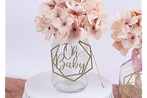 Oh Baby Mason Jar Tags for Baby Shower Party Decor