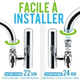 GEYSER EURO (3000L) Filtre Eau Robinet Aragon, Réduit Chlore & Contaminants - 2