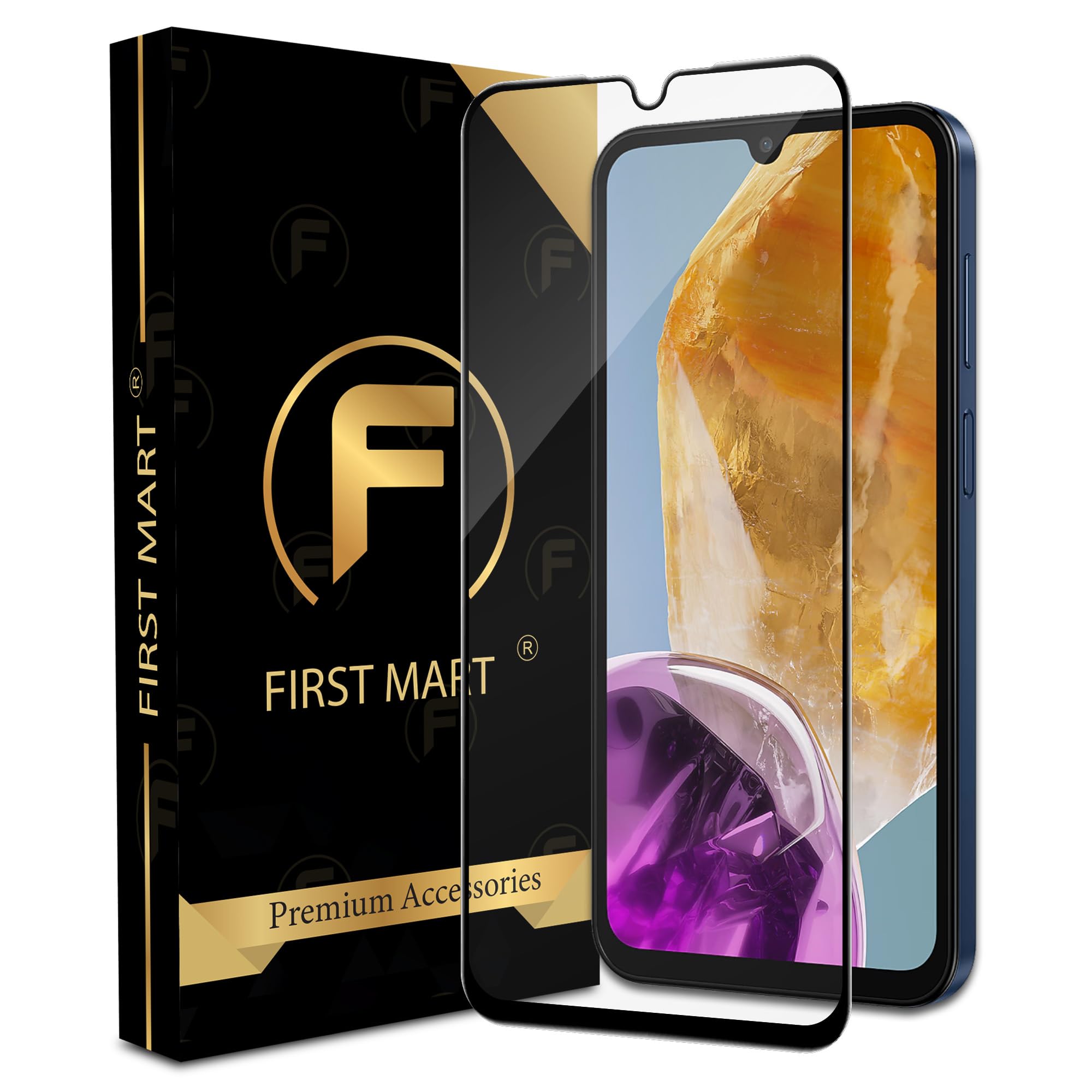 FIRST MART Tempered Glass for Samsung Galaxy M15 5G / F15 5G / A15 5G with Edge to Edge Full Screen Coverage and Easy Installation Kit, Pack of 1 (B0CZRCW1TB) Amazon Price History, Amazon Price Tracker