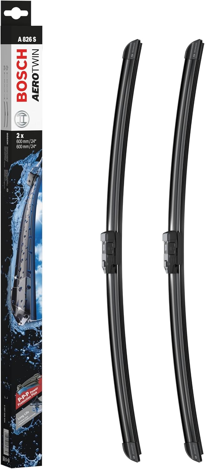 Bosch Wiper Blade Aerotwin A826S, Length: 600mm/600mm − Set of Front Wiper Blades