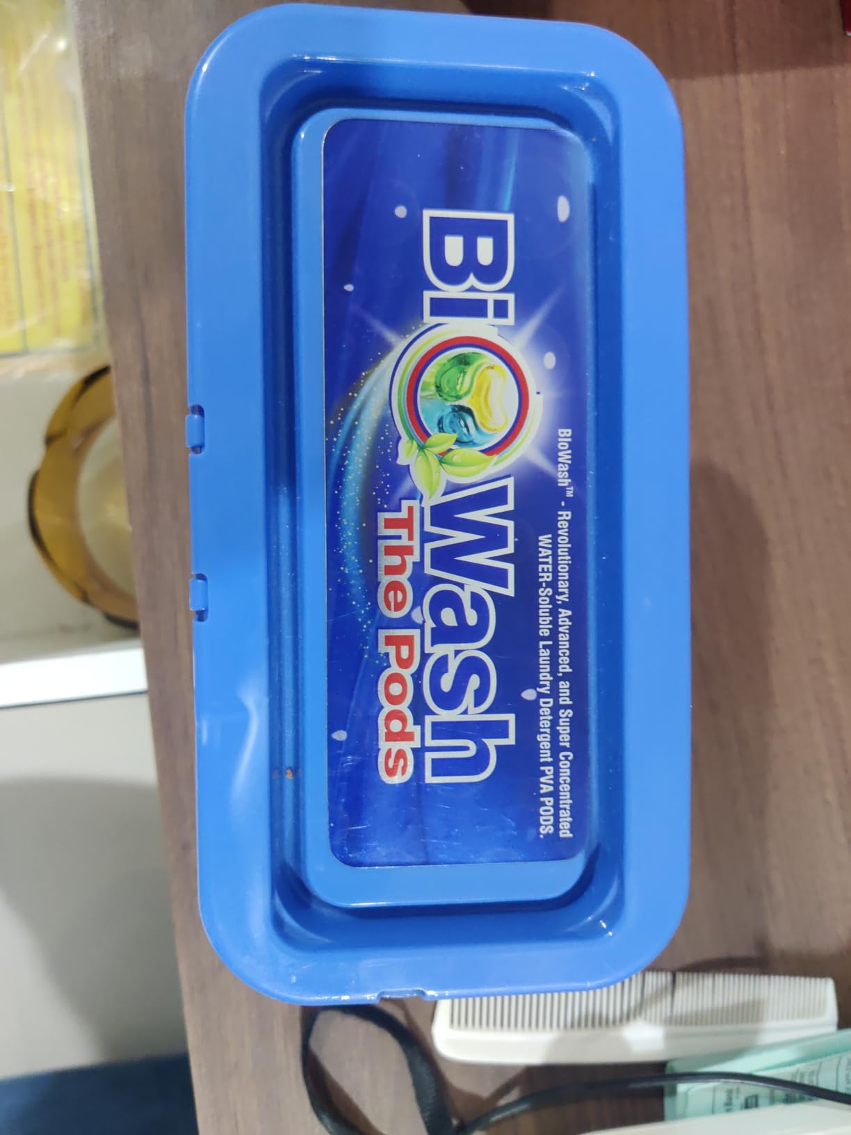 BioWash The Pods Laundry Liquid Detergent 3 Chamber X 20 Jumbo Locked ...