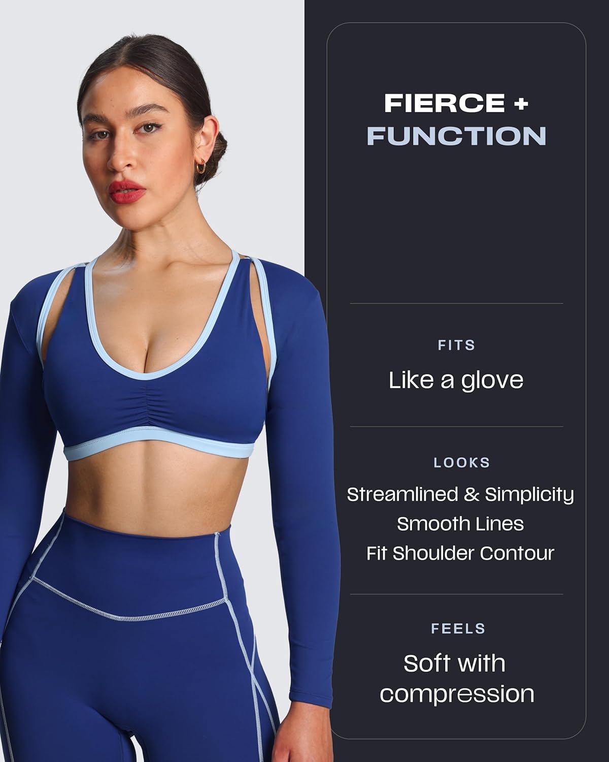 Aoxjox Women's Long Sleeve Open Front Lexi Lined Bolero Shrug Crop Top Cardigan - Image 3