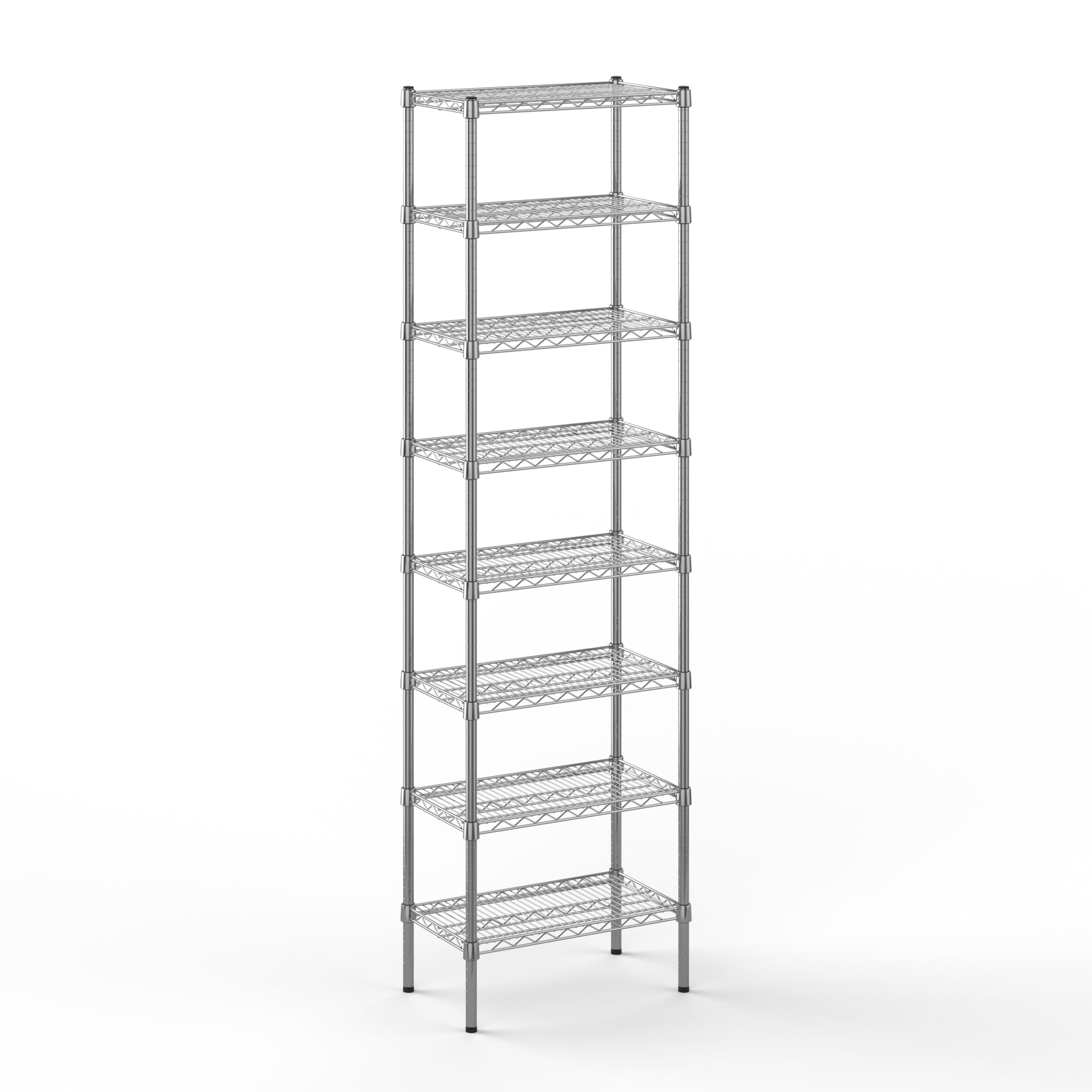 14" Deep x 24" Wide x 86" Height Wire Shelving Kit | 8-Tier | NSF Commercial Storage Rack Unit