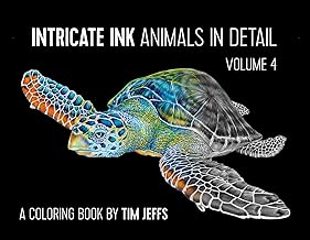 Intricate Ink: Animals in Detail Volume 4 Coloring Book
