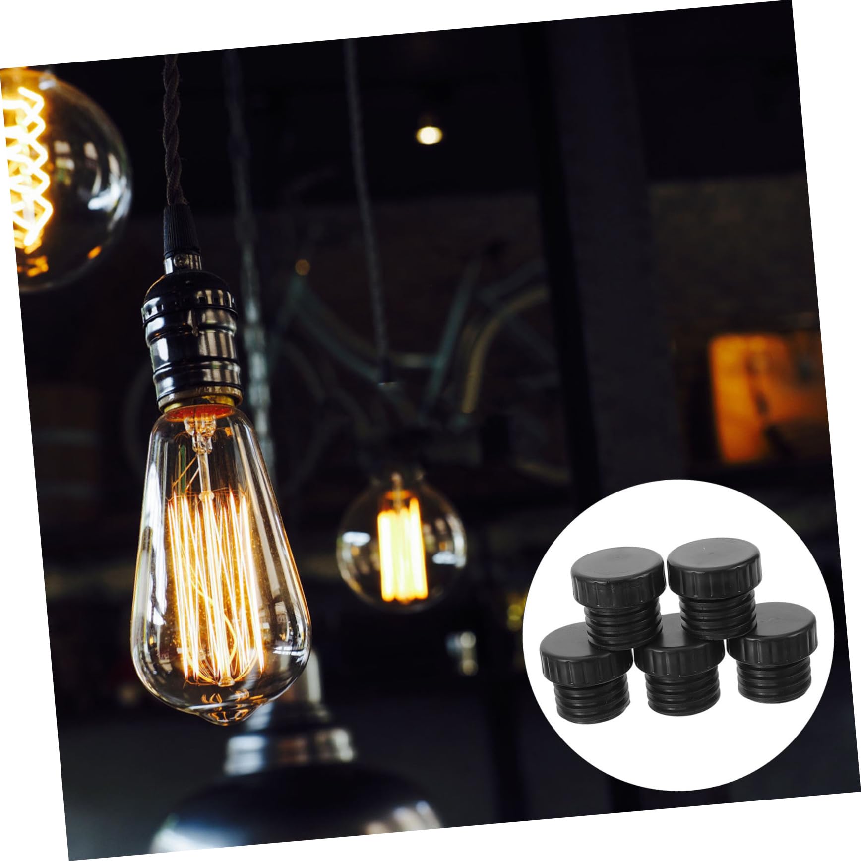 Alipis 25piezas De Seguridad Para Enchufes De Luz Para Bases De Bombillas Impermeables Para Interior y Exterior Protección Infantil