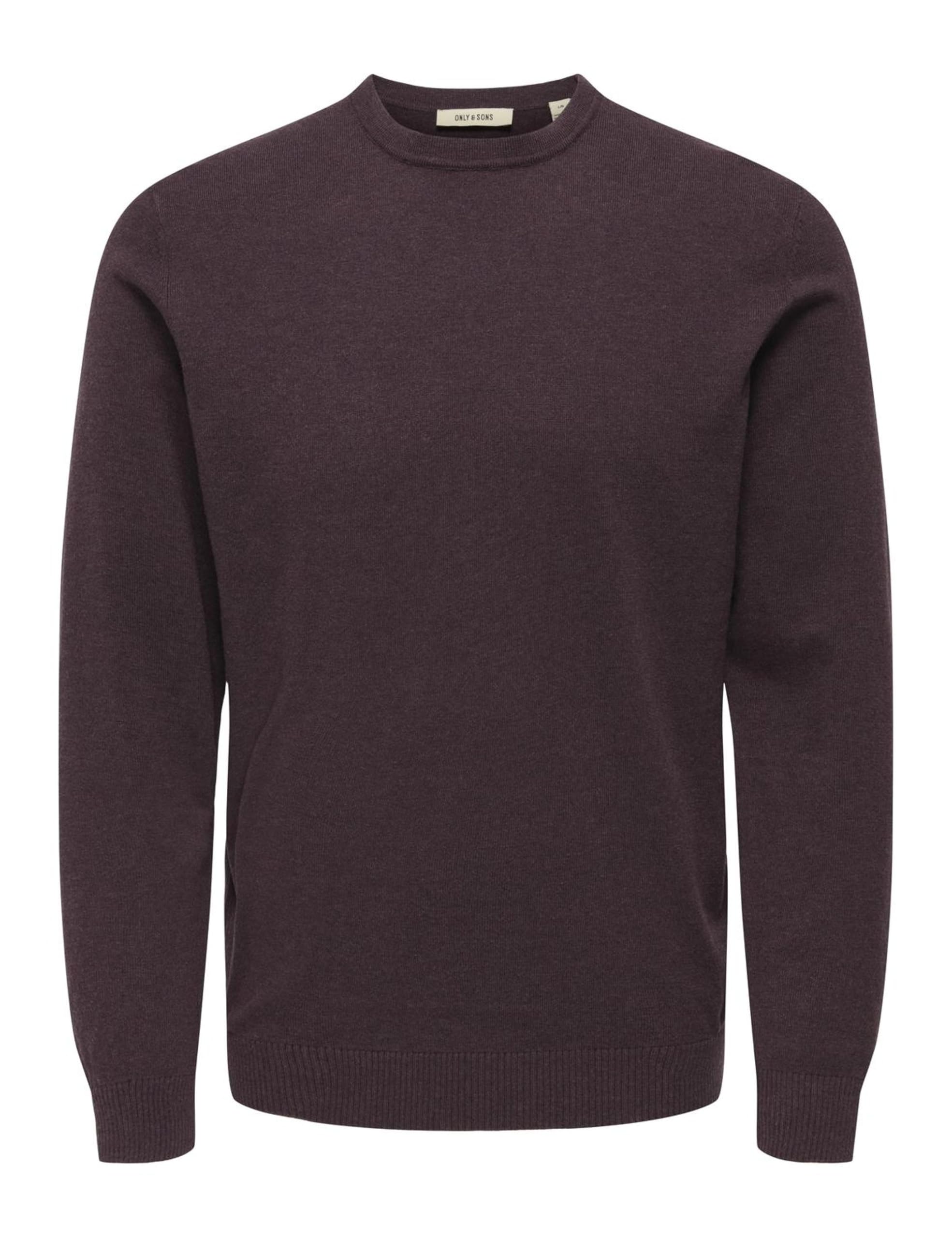ONLY & SONS Herren Onsloui Reg 12 Mel Crew Knit Noos, Potent Purple, XXL EU