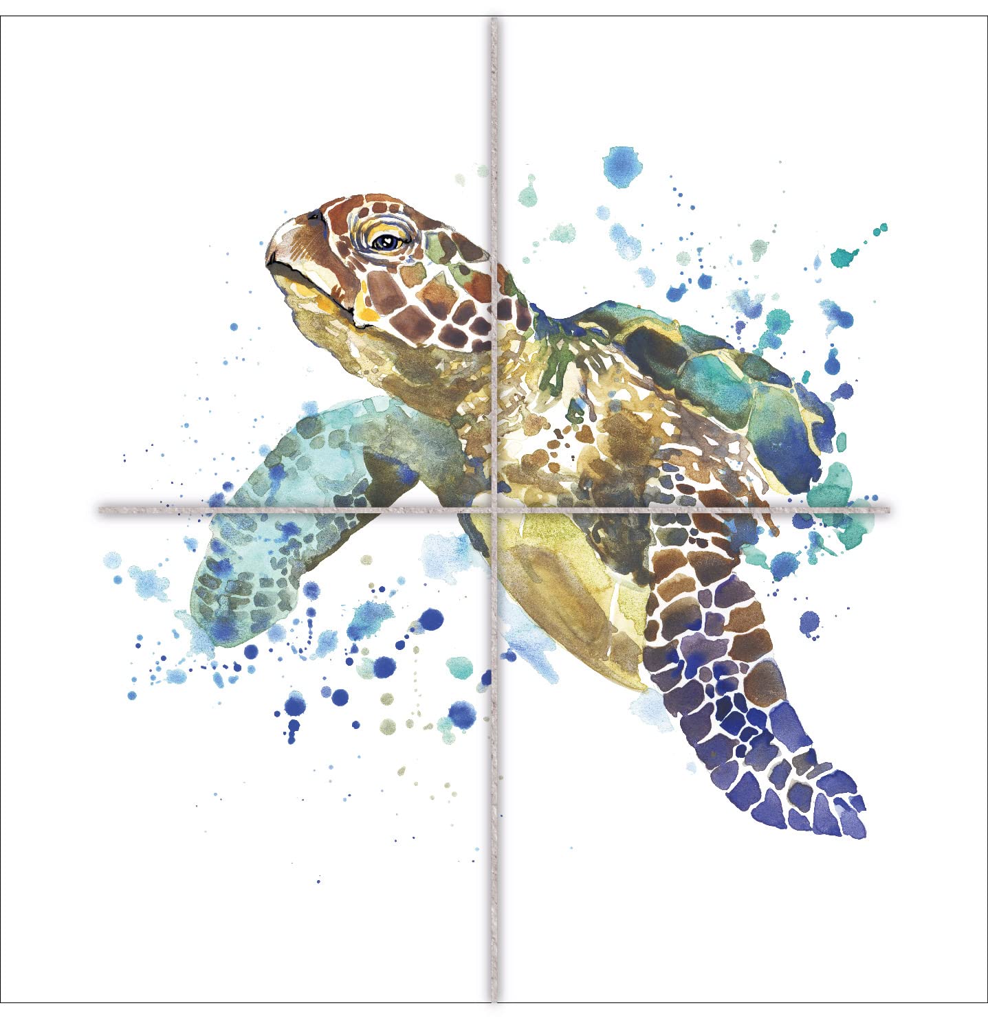 Autocollants Pour Toilettes - Autocollants Muraux, Autocollants De Salle De Bain, Autocollants Pour Toilettes Tortues De Mer | Fond Imperméable Multifonction De Dessin Animé, Salon Amovible, Chambre à