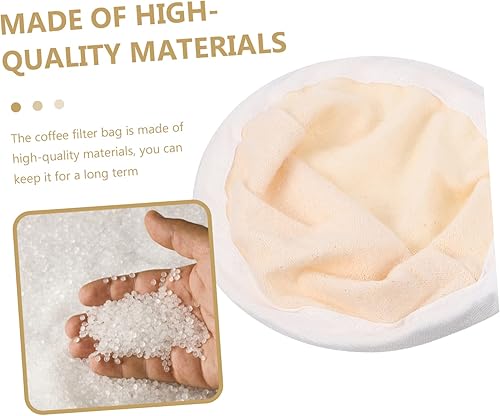 Miniatura 2 de 1 bolsa de filtro de filtro de café de tela reutilizable multifuncional para preparar té, bolsa de filtro de café y té de colores surtidos