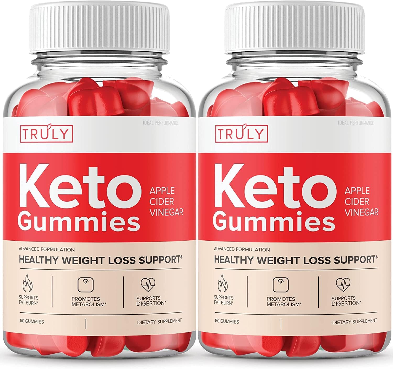 IDEAL PERFORMANCE (2 Pack) Truly Keto Gummies Truly Keto