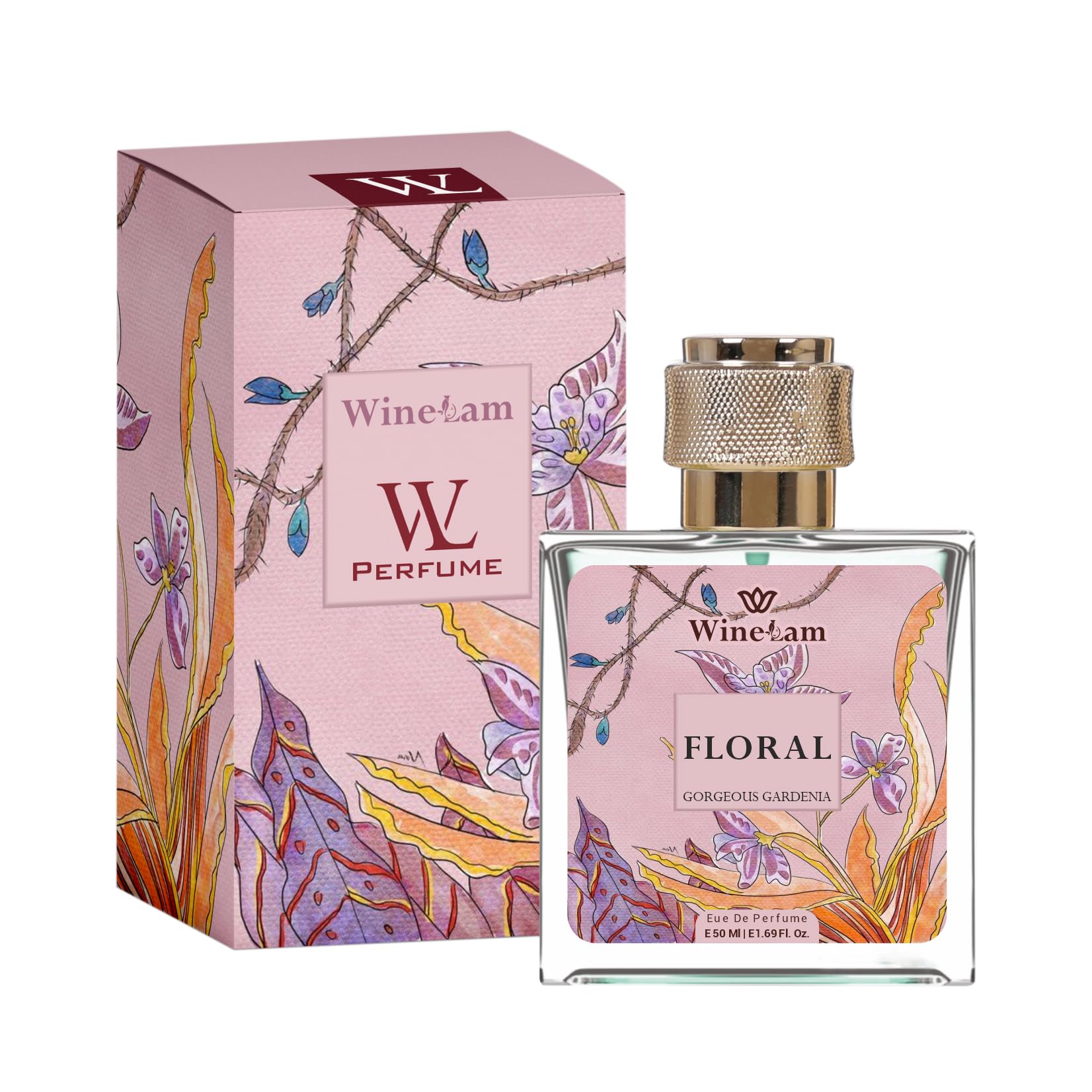 WineLam Gucii Flora PerfumeLuxurious Romantic Perfume for Men & Women Long-Lasting Sensual Fragrance, Elegant, Unisex Scent Ideal for Date Nights & Special Occasions (50 ml)-image-10