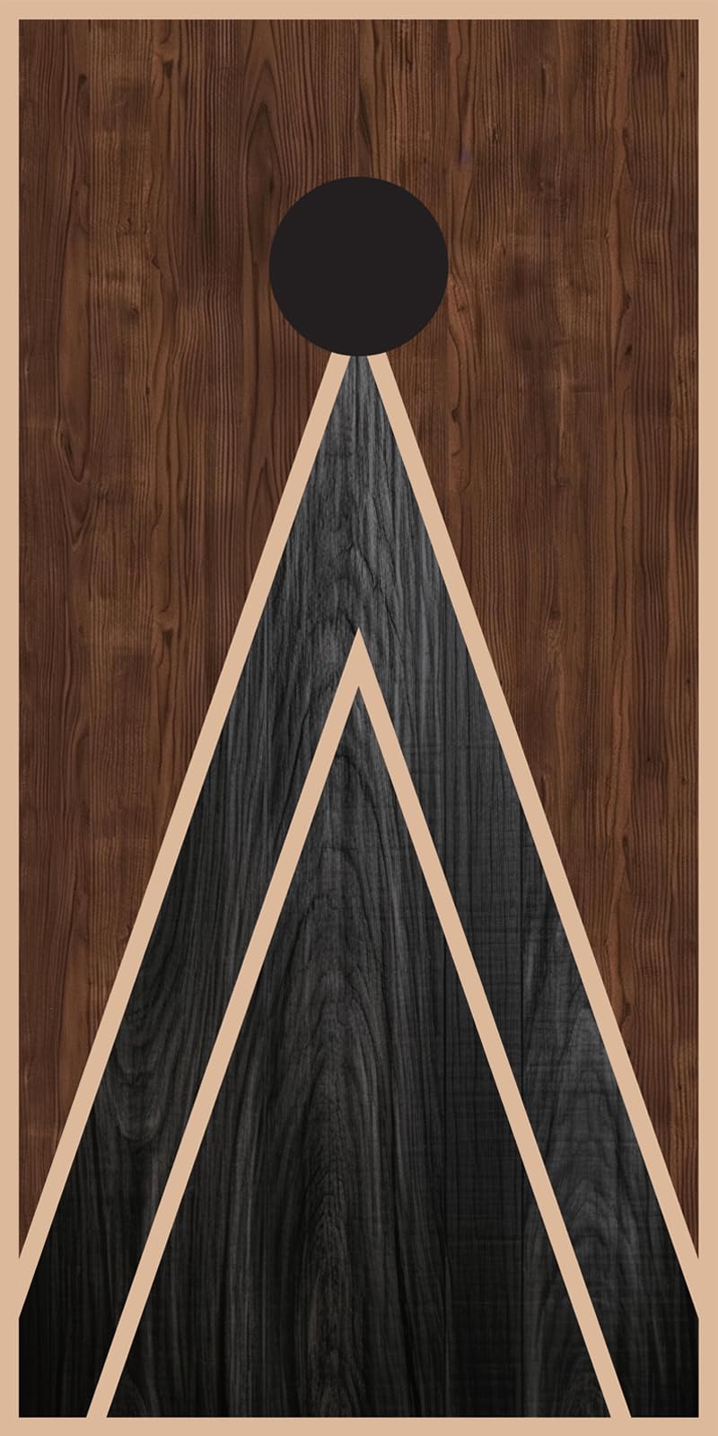 Ensemble de plateau de cornhole de 1,4 x 0,6 m, jeux de maïs en bois pour adultes, avec 8 sacs de maïs, 2 planches de cornhole et un étui de transport pour mariage/fête/extérieur/randonnée/cour (style