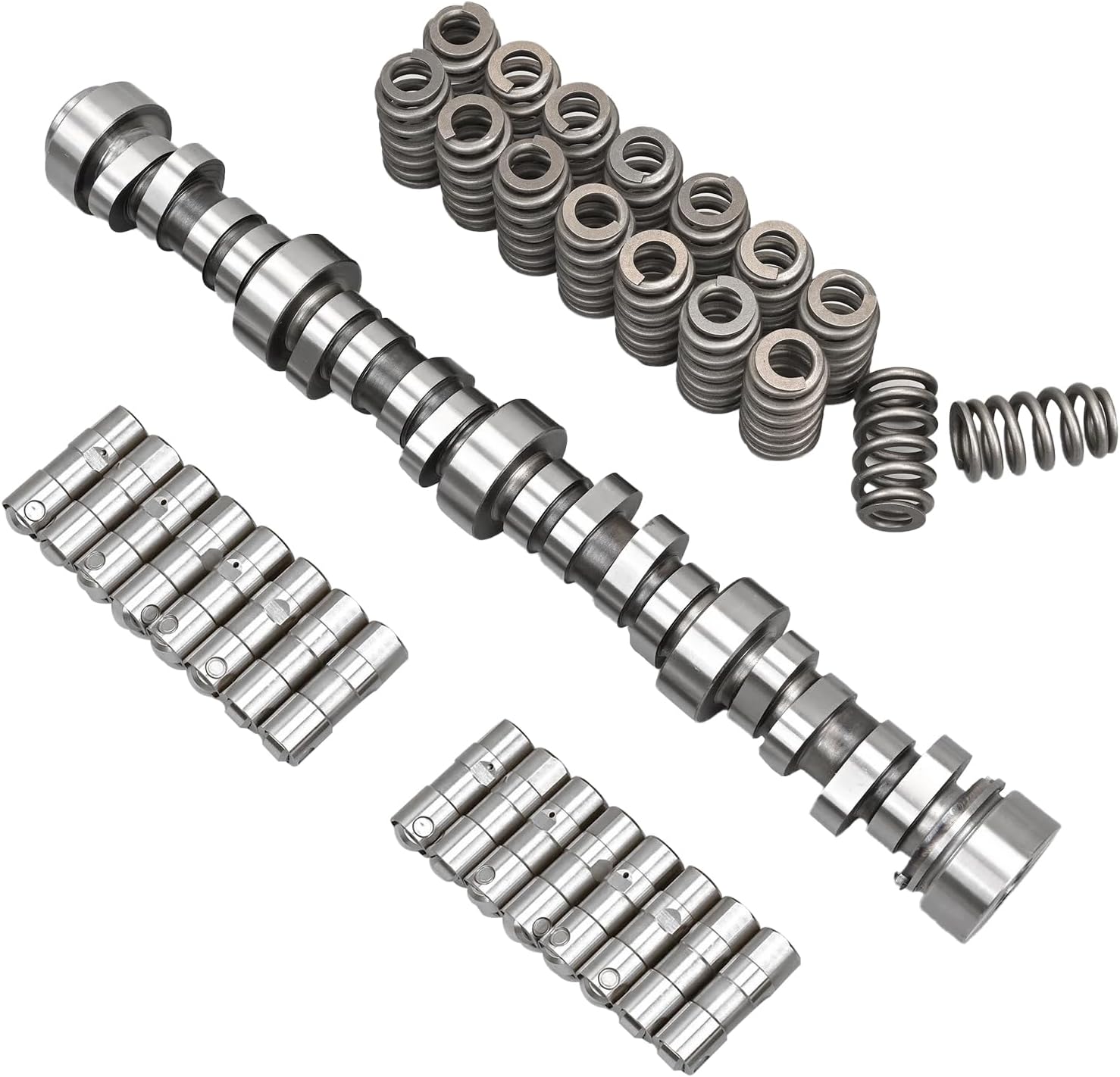 E1840P Mechanics Stage 2 Camshaft .585" Cam 1218 Beehive Springs LS7 Lifter Kit Fit for Chevy LS LS1 4.8 5.3 6.0 6.2 V8 Engine 1997-2007