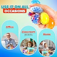 Vista 7 de Pelotas Antiestrés Squishy Juguetes Fidget - Paquete de 72 Juguetes Squishy Pelotas Antiestrés para Ansiedad, Juguetes Antiestrés Fidget a Granel