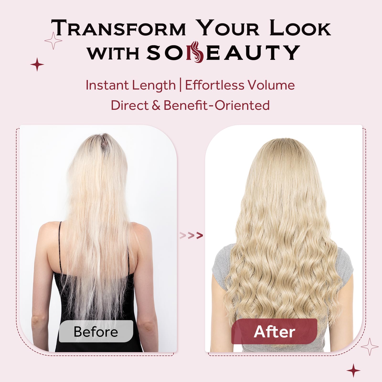 Echthaar Extensions Clip in, 100% Remy Echthaar #60A 40cm | 110g 7Pcs Platinblond Echthaar mit PU-Klebeband, Unsichtbar & Natürlich