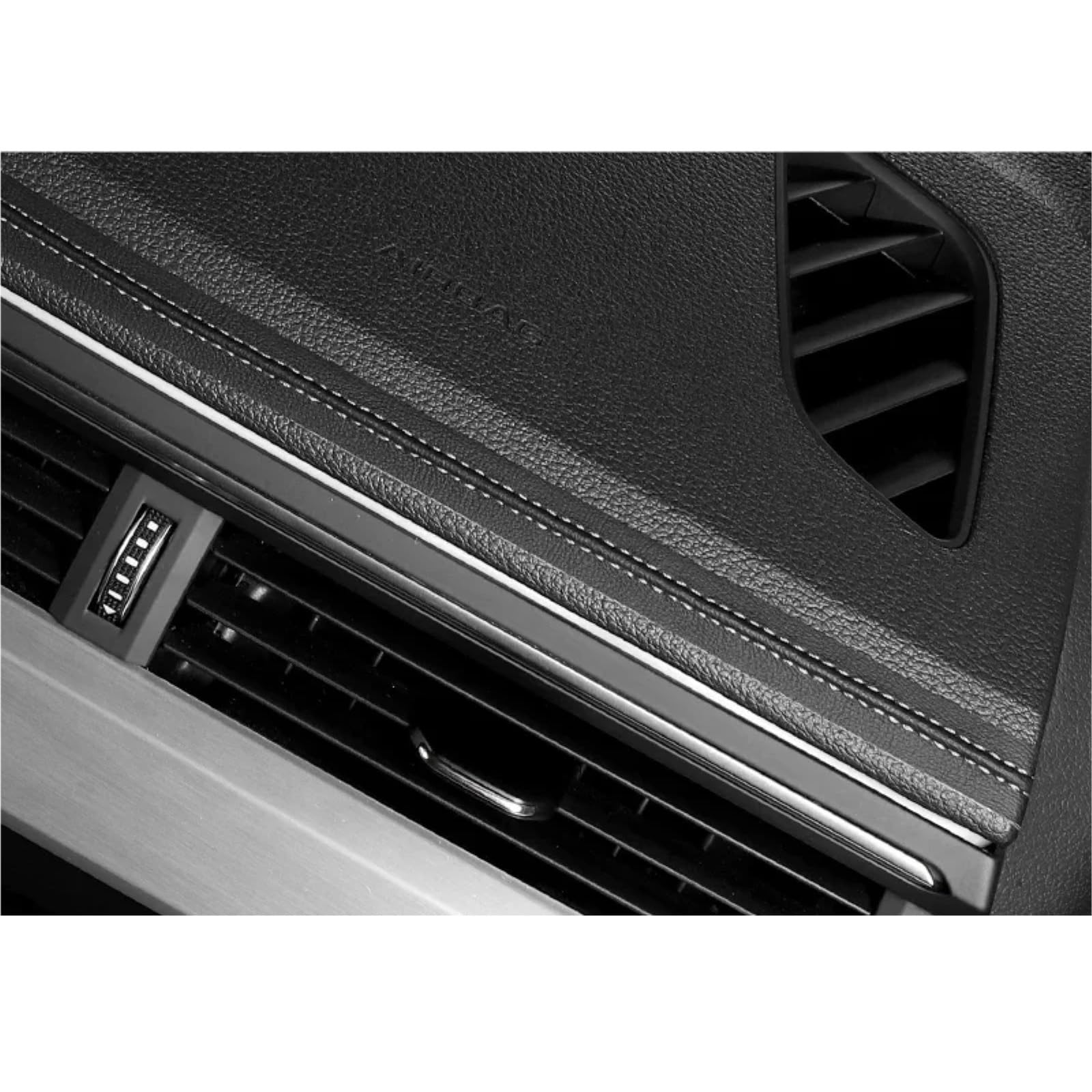 Self-Adhesive Moulding Trim Car Interior Styling PU Leather Decoration Line DIY Braid Strip Car Decoration(White line,6 Meters)