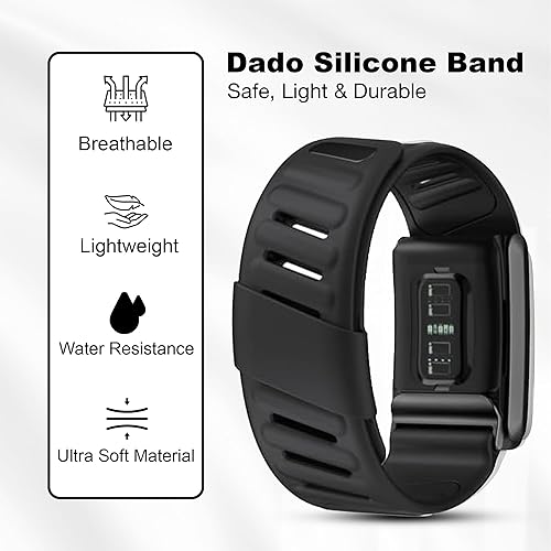 Miniatura 2 de Correa de repuesto deportiva de silicona compatible con WHOOP 5.0, One, Peak y Life Fitness Tracker, transpirable, duradera y cómoda, no para Whoop