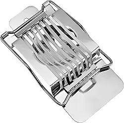 Fatiador de Ovos Profissional Aço Inox Cortador Multiuso para Ovos Morangos e Cogumelos