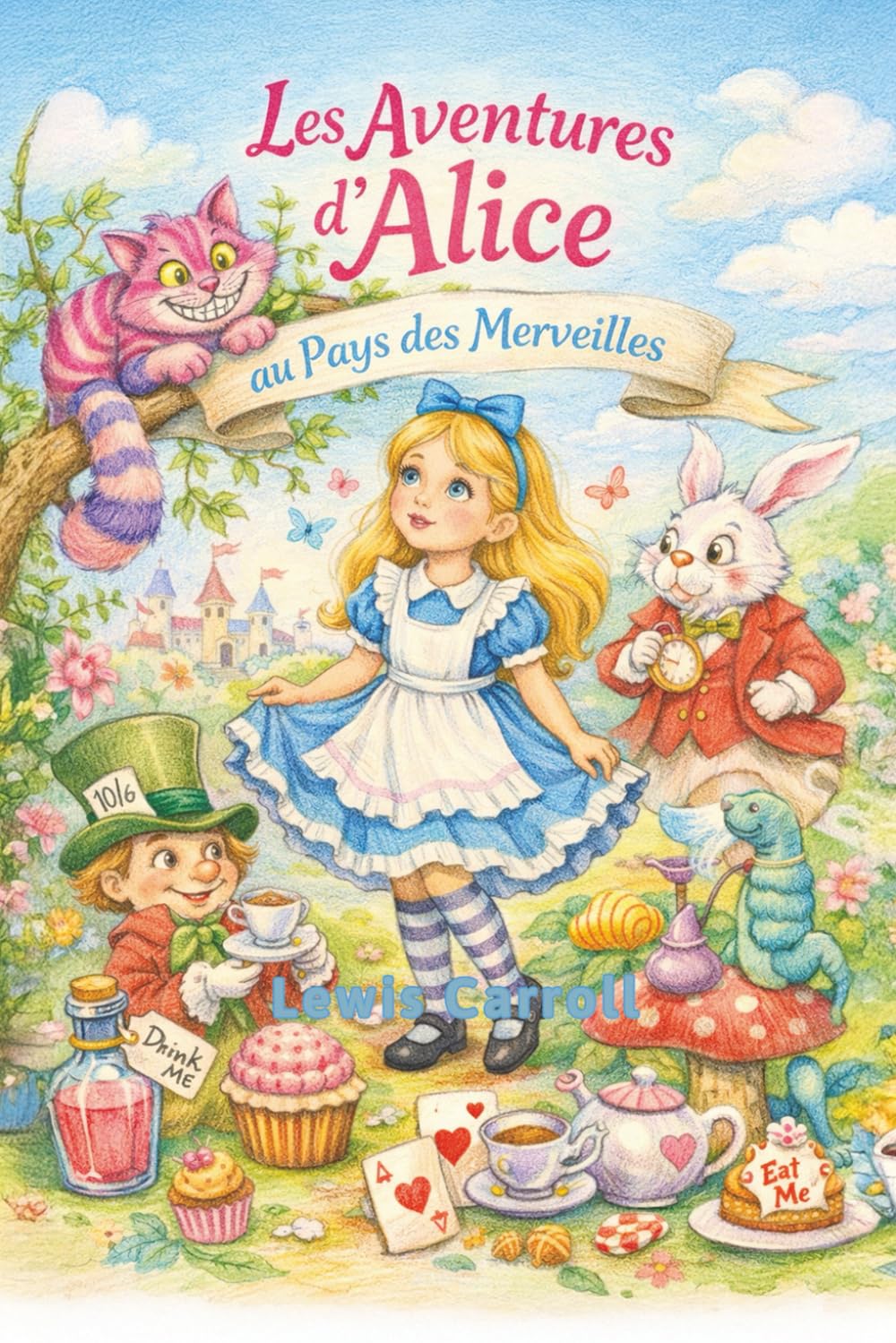 Les aventures d'Alice au pays des merveilles: À travers le terrier du lapin de l'imagination