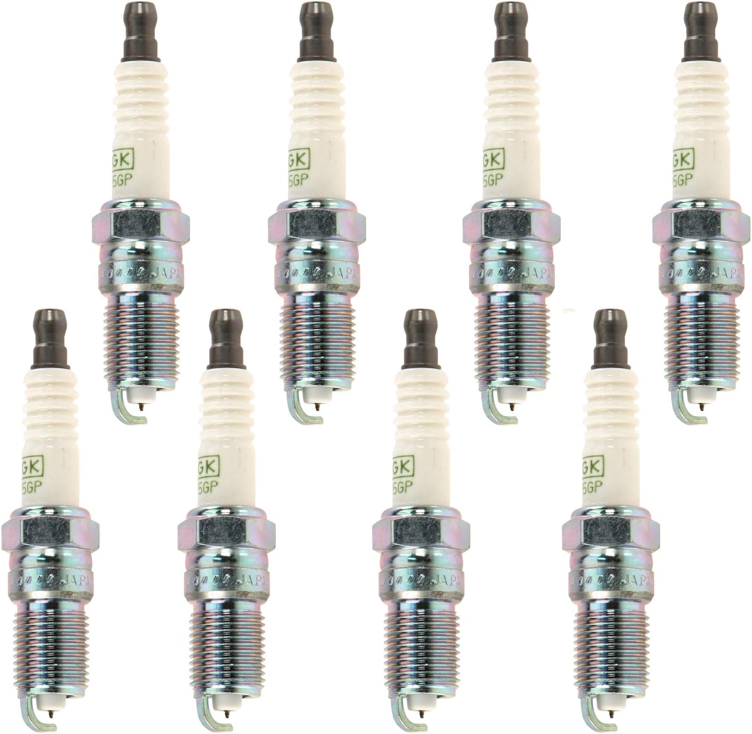 8x NGK G-Power Platinum Spark Plug Stock 3186 Platinum Tip Trapezoid .040" TR5GP