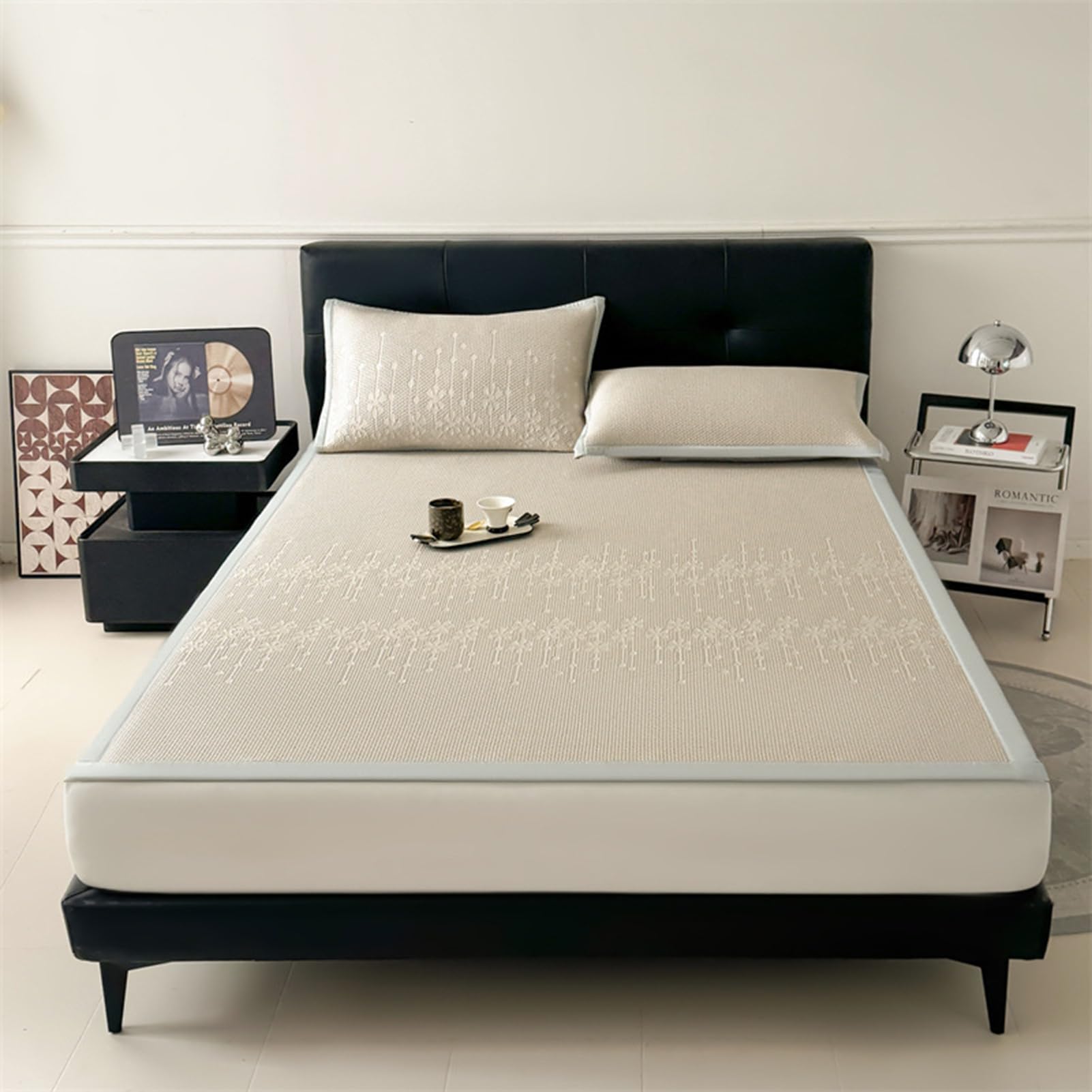 Surmatelas fraîcheur soie glacée contre la chaleur lit et dortoir pliable