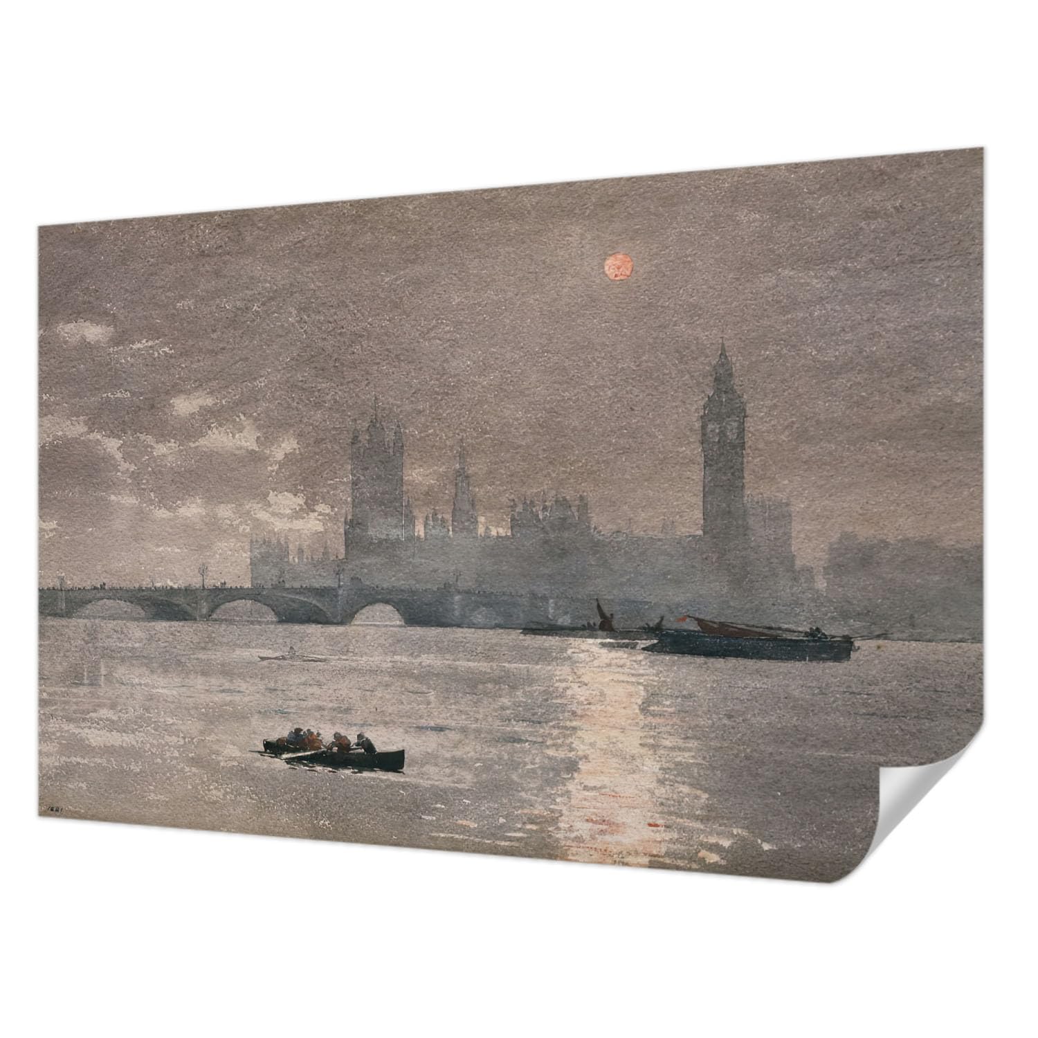 Papier peint autocollant haute qualité Tulup panorama nocturne 104x70