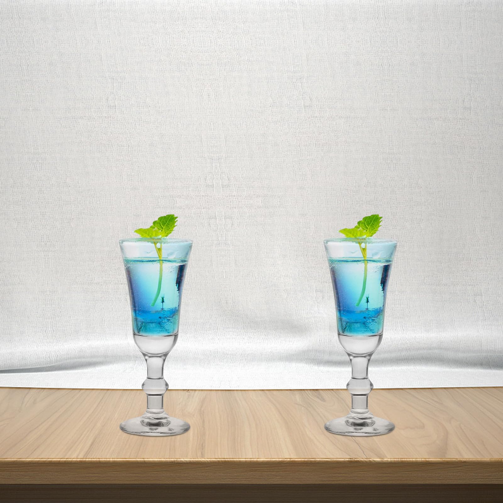 Beaupretty 6 Copas de Champán de Cristal Transparentes para Fiestas, Bodas y Cócteles, Flautas para Vino y Licor, Vidrio Resistente para Uso Doméstico y Profesional, Set de 6 Unidades