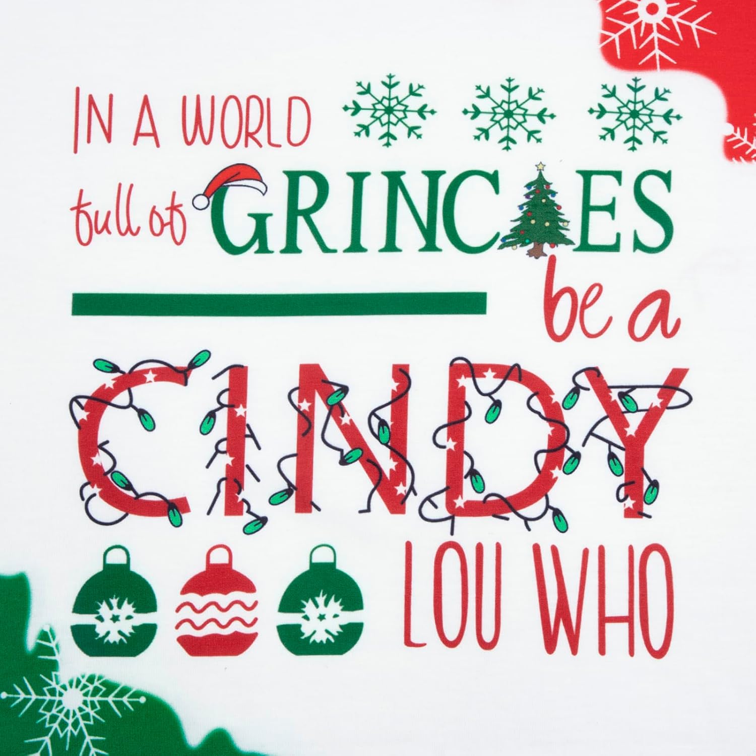 MNLYBABY Be A Cindy Lou Who T-Shirt Tee Christmas Raglan Long Sleeve Tops Splicing Baseball Tees Shirt for Women - Image 5