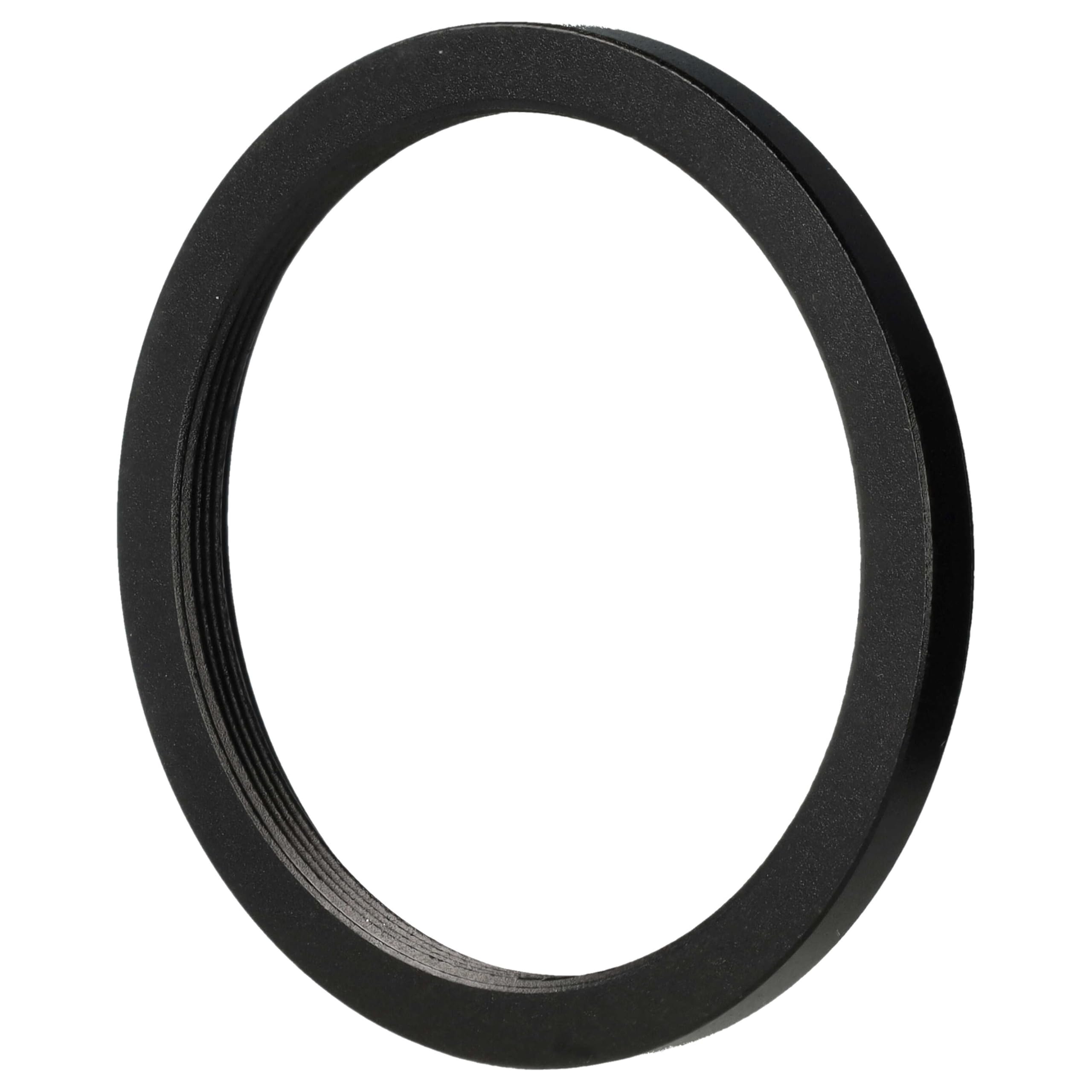 vhbw Pierścień adaptera filtra krokowego 49 mm do 43 mm do obiektywu aparatu - reduktor, czarny metal