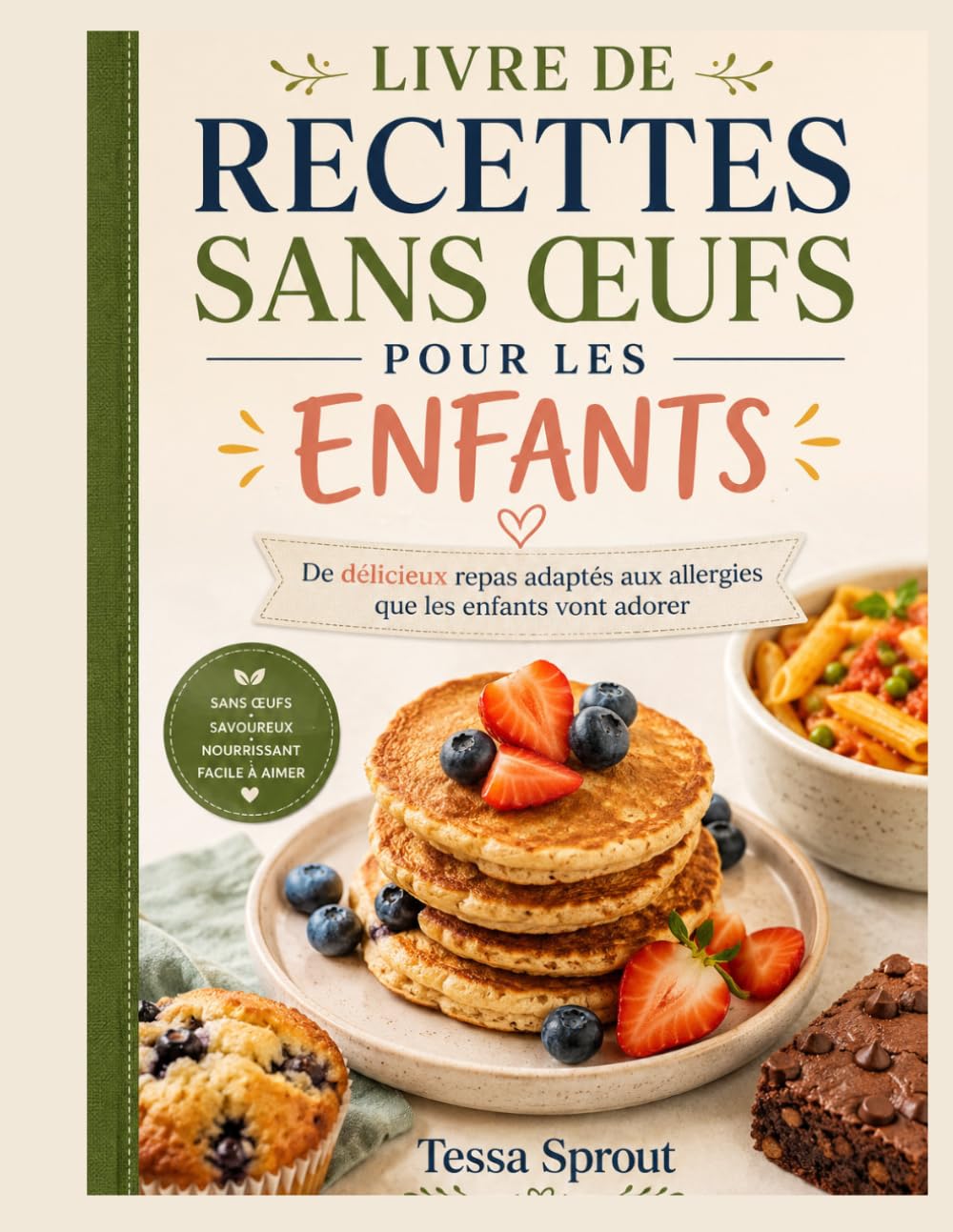 LIVRE DE RECETTES SANS ŒUFS POUR LES ENFANTS: De délicieux repas adaptés aux allergies que les enfants vont adorer
