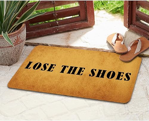 Miniatura 25 de Divertida alfombra de bienvenida para decoración del hogar, tapete antideslizante de bienvenida para interiores (30 x 18 pulgadas)