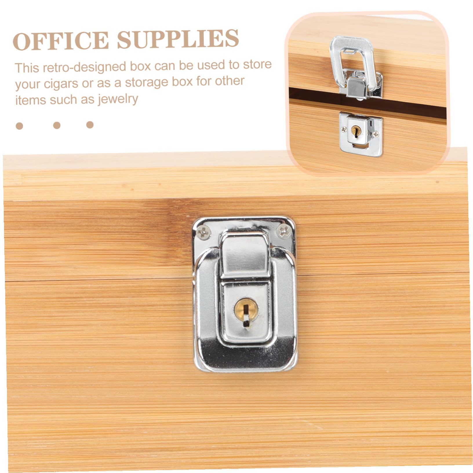 Scatola Porta Sigari da Viaggio in Legno Multifunzionale, Custodia Compatta per Mantenere Freschi i Sigari, Design Moderno e Pratico per Uso Portatile