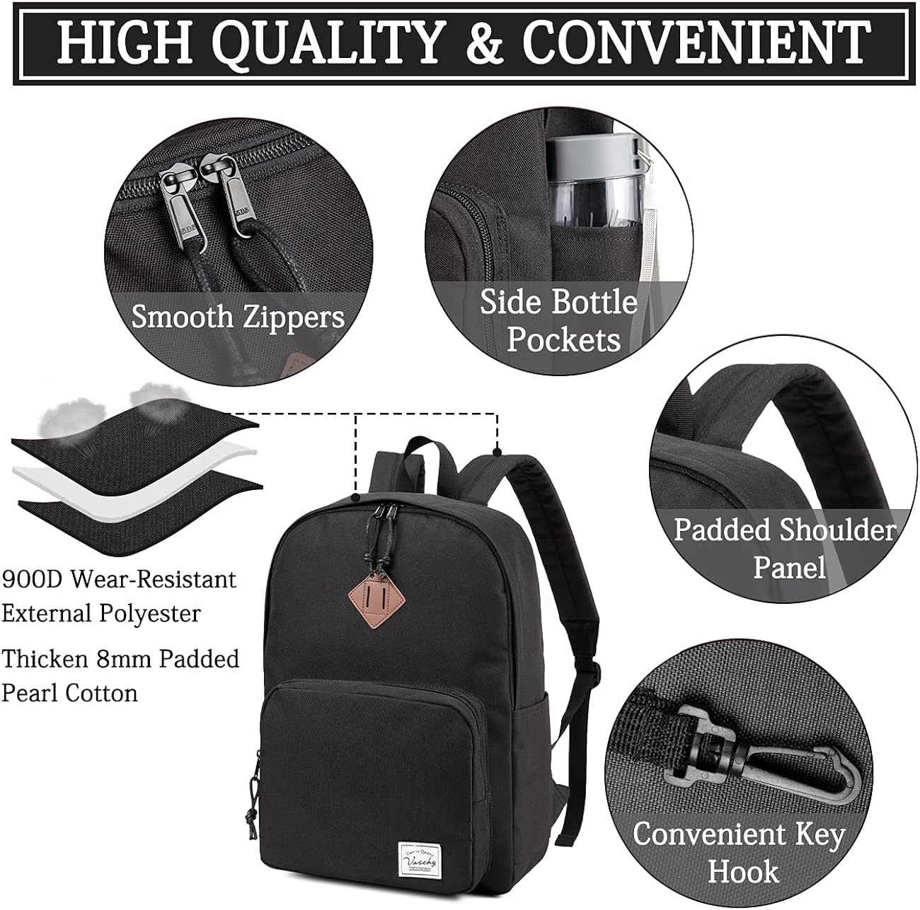 VASCHY Backpack Mens - Image 5