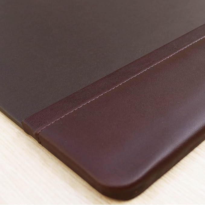 Escritorio Dacasso 25.5x17.25" Cuero Marrón Chocolate miniatura 3
