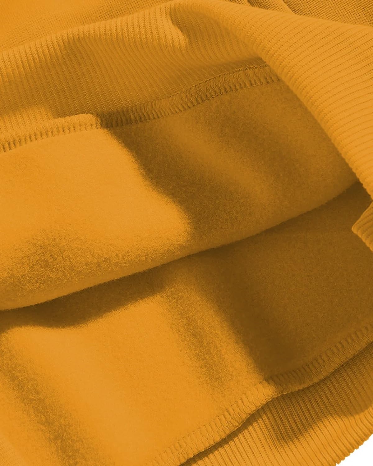 ADRO Bluzy męskie | Męska bluza z kapturem z nadrukiem | Bawełniana bluza z kapturem | Bluzy męskie | Bluza z kapturem, musztardowa, 38