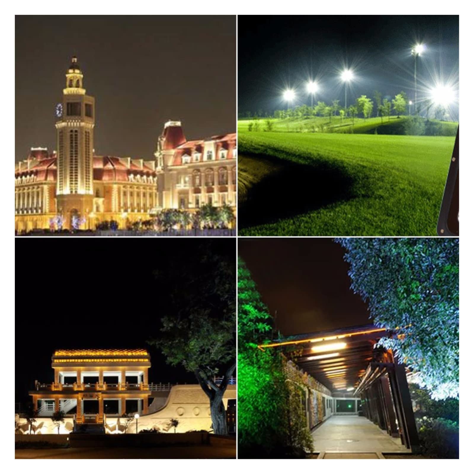 DIRIGIÓ Luz de inundación lámpara al Aire Libre LED Sensor Reflector Reflectante Floodlight 1 0W 20W 30W 50W Iluminación de jardín Impermeable(Blauw,30W)