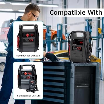 TAIFU 12V DC Adapter for Schumacher DSR114 DSR115 DSR116 DSR119 Jump Starter Schumacher 94500109 SAC-109 XP2260-CA XP2260W DSR PSJ1812 PSJ2212 PSJ3612 PSJ4424 SAC-109 ProSeries Power Supply Cord
