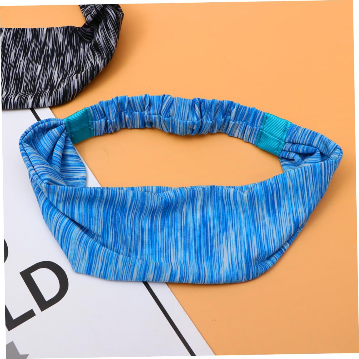 TOYANDONA Fascia Da Yoga Allenamento Sport Tessuto Elastico Fascia Traspirante Donna Fascia Atletica Sudore Fasce Per Lo Yoga Canda Per Elastici Esecuzione Della Fascia