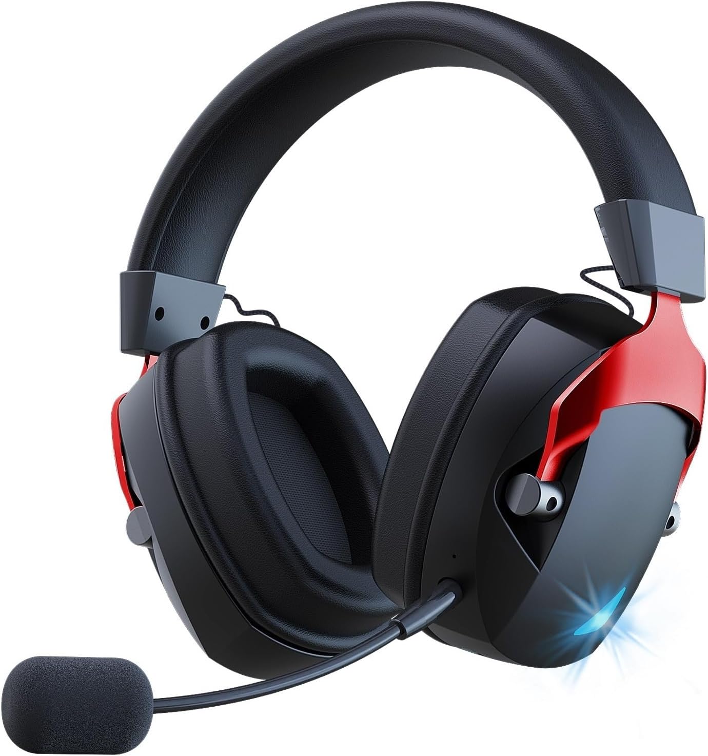 2.4GHz Gaming Headset, for PS5, PS4 Gamers, Headphones and Microphone(Black)