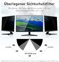 PYS 27 Inch monitoros adatvédelmi szűrő 16:9, kékfény szűrő, tükröződésmentes 3