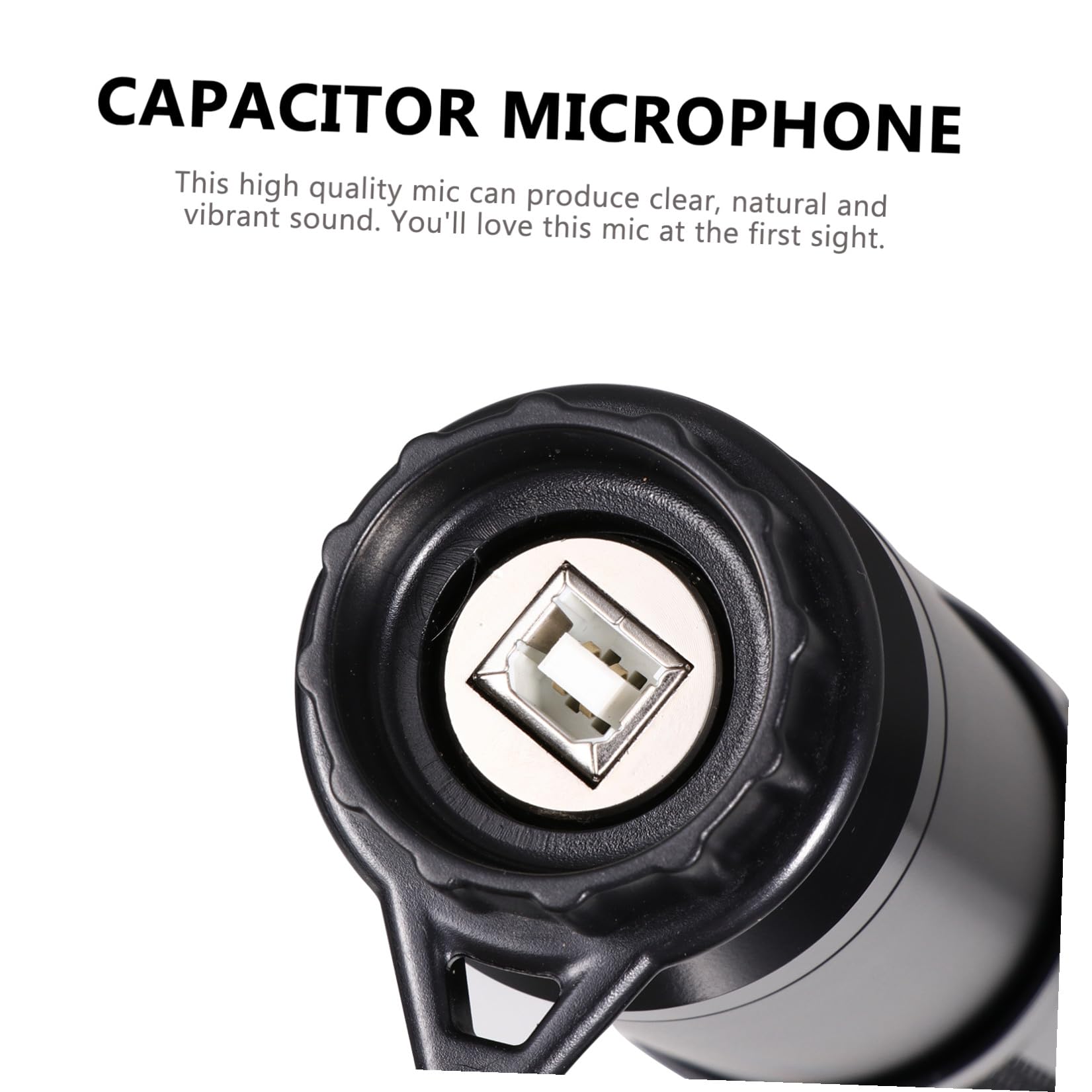 Micrófono Condensador USB para Ordenador con Soporte Trípode Kit Completo para Grabación Streaming Karaoke y Chat PC de Escritorio