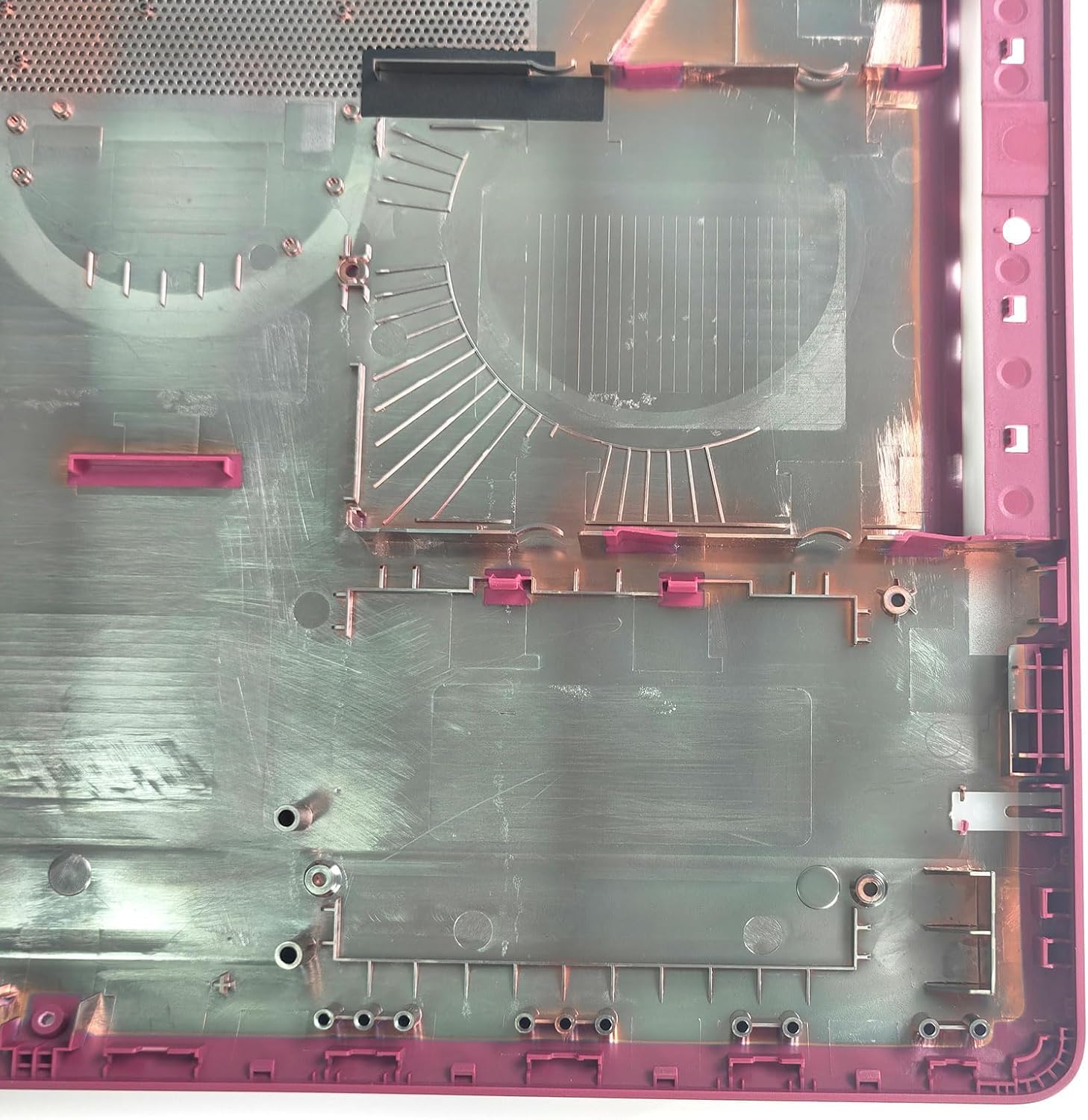 Replacement Bottom Case for HP 17-by 17T-by 17-CA 17Z-CA 17.3" Series Laptop Base Enclosure Lower Cover L47074-001 6070B1546604 Berry Mauve