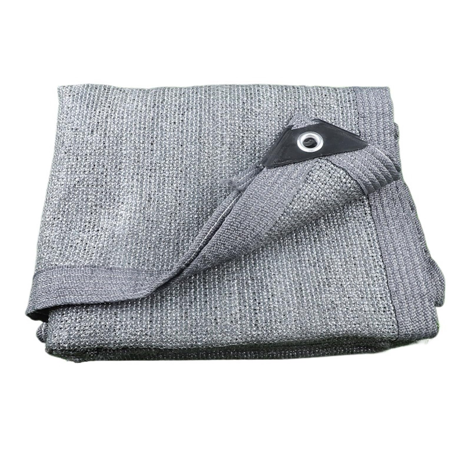 Filet pare-soleil gris 75% pour gazebo d'été et balcon ombragé 2mx6m
