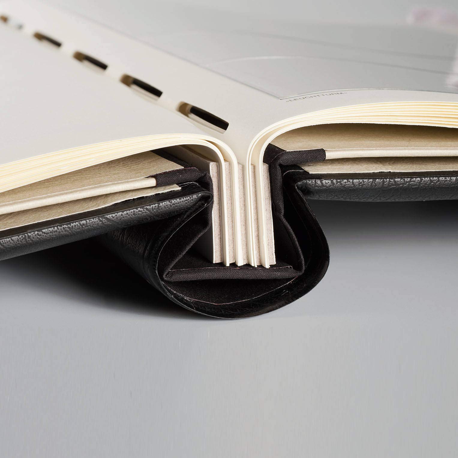 Lighthouse Springback Binder LUXUS DL, Blue