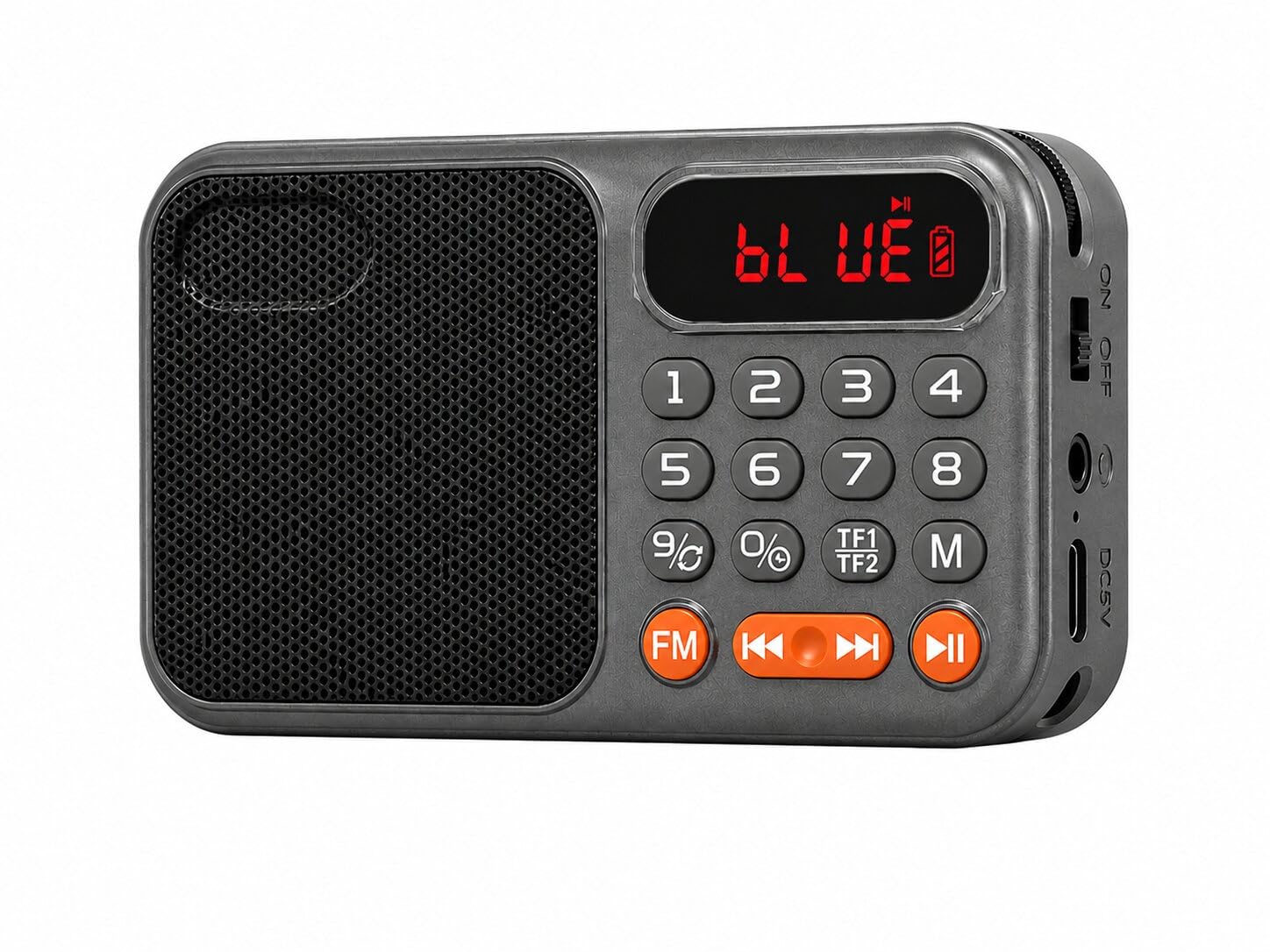 Invicto M7 Pocket Blast FM Radio with Bluetooth Speaker with Clear Sound, Antenna, 5w-12 Hours (USB Charging) and Number Pad (AUX, SD Card, USB Input) (FM Radio Speaker)-image-24