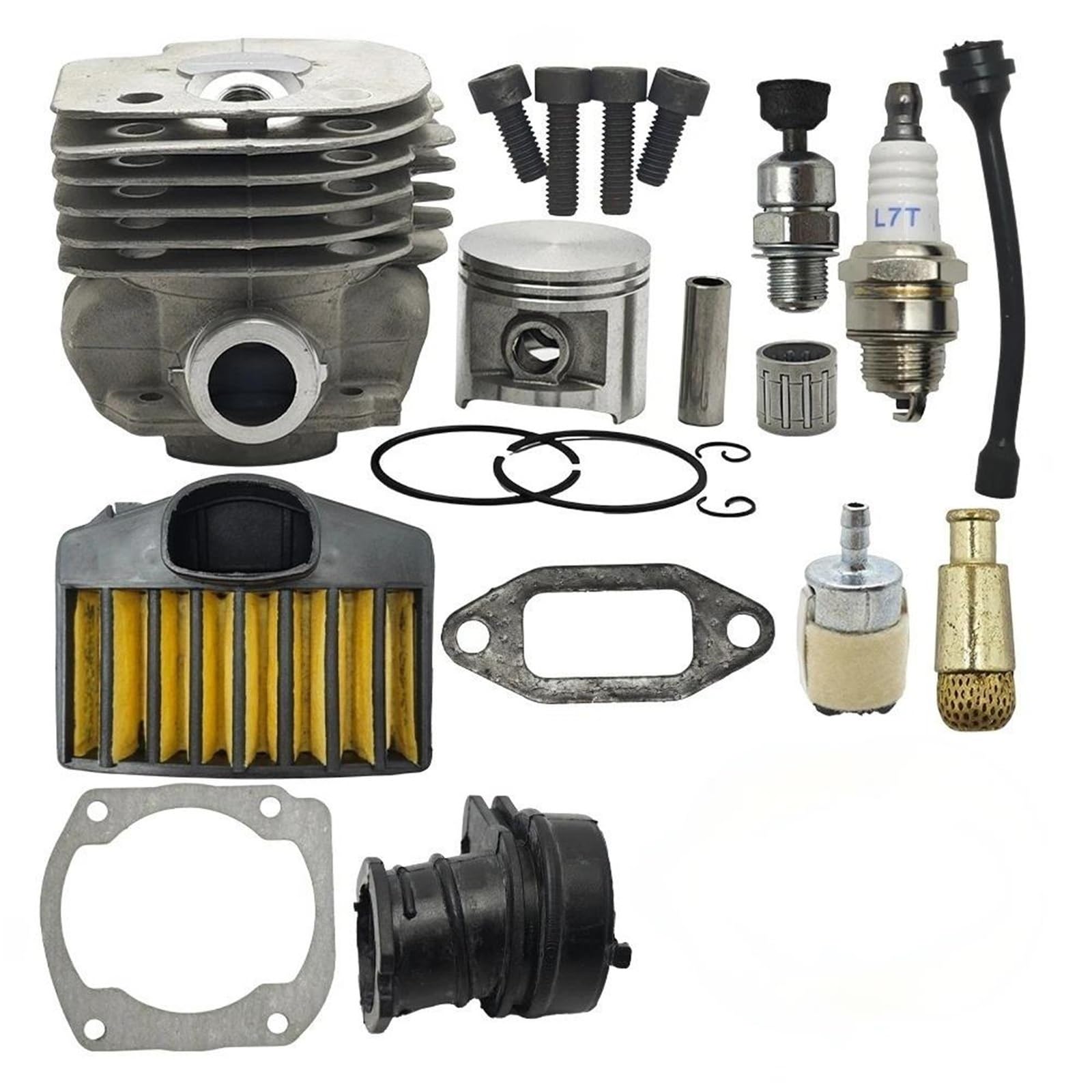 Isqjpvf One Color For Husq-Varna 503814502 Cylinder Piston 372 371 365 362